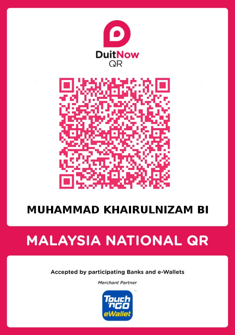 QR DuitNow pembayaran GNEX